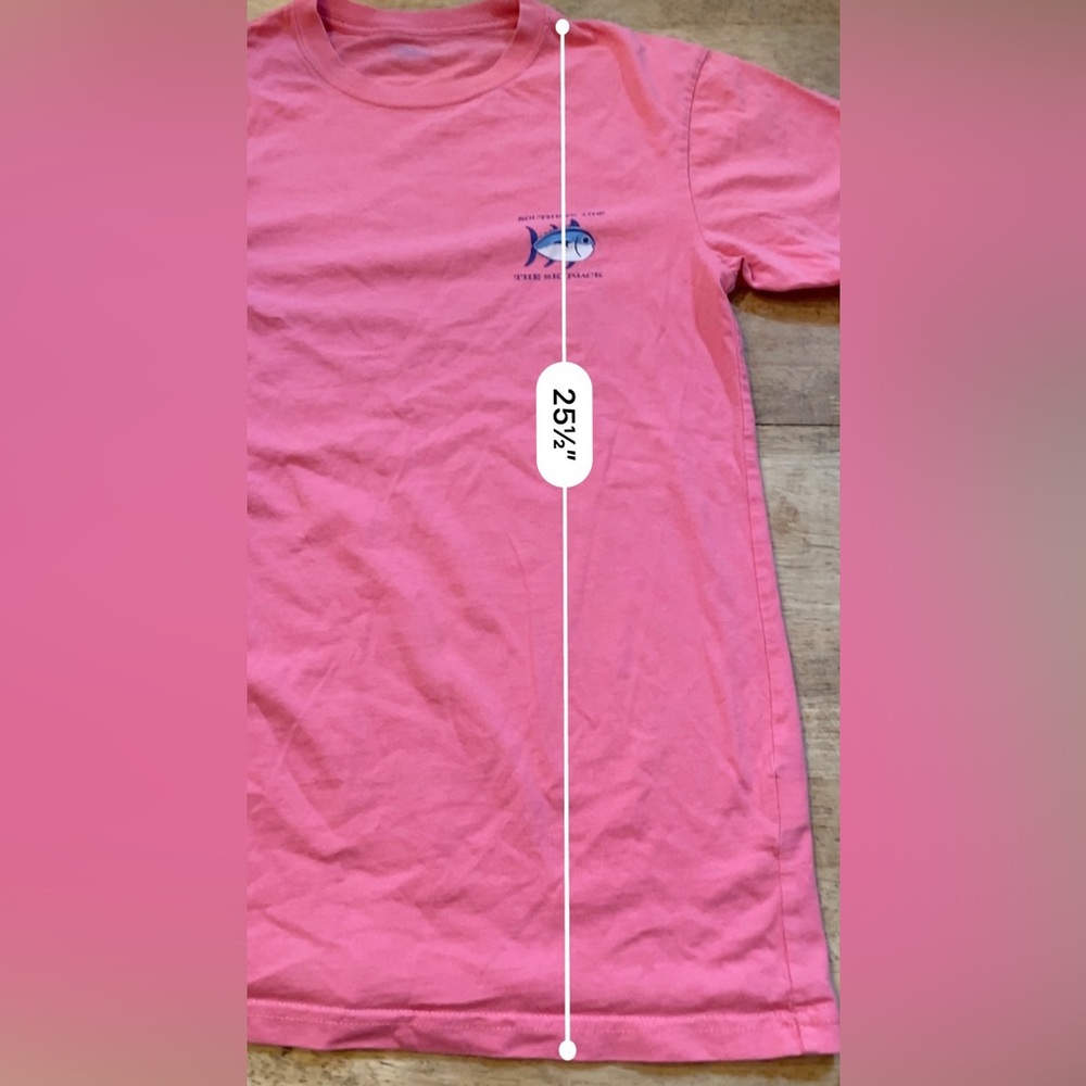 Southern Tide Men’s XS 100% Cotton Hot Pink Skipjack Graphic Tee - Picture 10 of 12